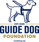 Logo for "GUIDE DOG FOUNDATION FOR THE BLIND INC"