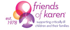 Logo for "FRIENDS OF KAREN INC"