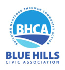 Logo for "BLUE HILLS CIVIC ASSOCIATION"