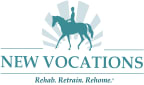 Logo for "NEW VOCATIONS RACEHORSE ADOPTION"