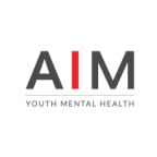 Logo for "AIM Youth Mental Health"