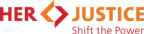 Logo for "HER JUSTICE INC"