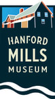 Logo for "THE HANFORD MILLS MUSEUM AT EAST MEREDITH"