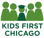 Logo for "KIDS FIRST CHICAGO FOR EDUCATION"