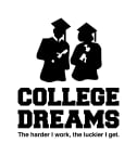 Logo for "COLLEGE DREAMS INC"