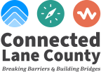 Logo for "CONNECTED LANE COUNTY"