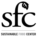 Logo for "SUSTAINABLE FOOD CENTER"