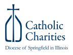 Logo for "CATHOLIC CHARITIES OF THE DIOCESE OF SPRINGFIELD"