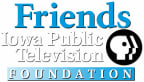 Logo for "IOWA PBS FOUNDATION"