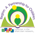 Logo for "REGION A PARTNERSHIP FOR CHILDREN"
