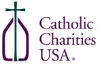 Logo for "CATHOLIC CHARITIES USA"