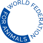 Logo for "WORLD FEDERATION FOR ANIMALS INC"