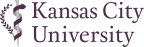 Logo for "Kansas City University"