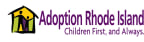 Logo for "ADOPTION RHODE ISLAND"