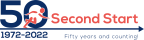 Logo for "SECOND START"