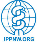 Logo for "INTERNATIONAL PHYSICIANS FOR THE PREVENTION OF NUCLEAR WAR"