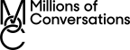 Logo for "MILLIONS OF CONVERSATIONS INC"