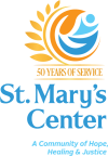 Logo for "ST MARY'S CENTER"