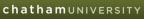 Logo for "CHATHAM UNIVERSITY"
