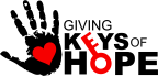 Logo for "GIVING KEYS OF HOPE"