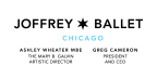 Logo for "THE JOFFREY BALLET"