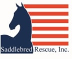 Logo for "SADDLEBRED RESCUE INC"