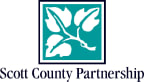 Logo for "THE SCOTT COUNTY PARTNERSHIP INC"