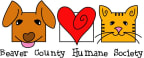 Logo for "Beaver County Humane Society"