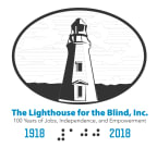Logo for "THE LIGHTHOUSE FOR THE BLIND INC"