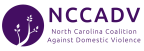 Logo for "THE NORTH CAROLINA COALITION AGAINST DOMESTIC VIOLENCE INC"