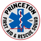 Logo for "PRINCETON FIRST AID AND RESCUE SQUAD"
