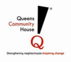 Logo for "Queens Community House"