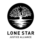 Logo for "LONE STAR JUSTICE ALLIANCE"