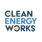 Logo for "CLEAN ENERGY WORKS"