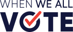 Logo for "WHEN WE ALL VOTE"