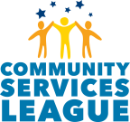 Logo for "COMMUNITY SERVICES LEAGUE"