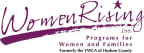 Logo for "WOMEN RISING INC"