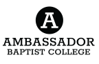 Logo for "Ambassador Baptist College"