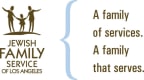 Logo for "JEWISH FAMILY SERVICE OF LOS ANGELES"
