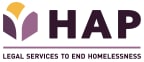 Logo for "HOMELESS ADVOCACY PROJECT"