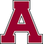 Logo for "ALMA COLLEGE"