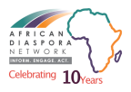 Logo for "African Diaspora Network"