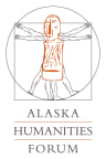 Logo for "ALASKA HUMANITIES FORUM"