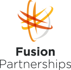 Logo for "FUSION PARTNERSHIP INC"