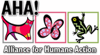 Logo for "ALLIANCE FOR HUMANE ACTION (AHA)"