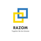 Logo for "RAZOM INC"