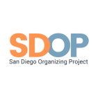 Logo for "San Diego Organizing Project"