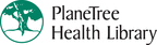 Logo for "PLANETREE HEALTH LIBRARY"