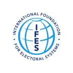 Logo for "INTERNATIONAL FOUNDATION FOR ELECTORAL SYSTEMS"