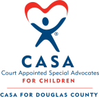 Logo for "CASA FOR DOUGLAS COUNTY"